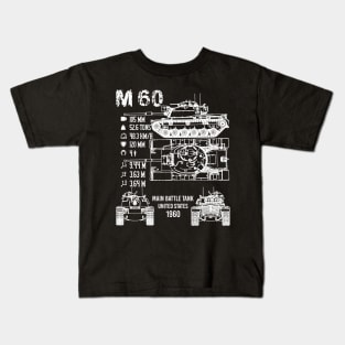 M60 Tank Specifications Kids T-Shirt